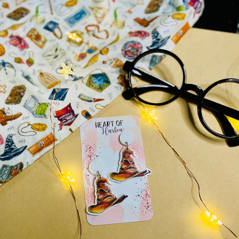 Sorting Hat Dangle Earrings