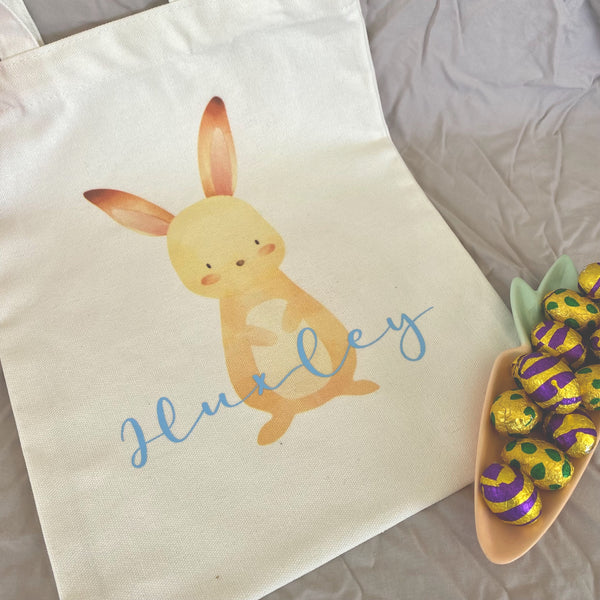 Personalised Easter Canvas Tote Bags