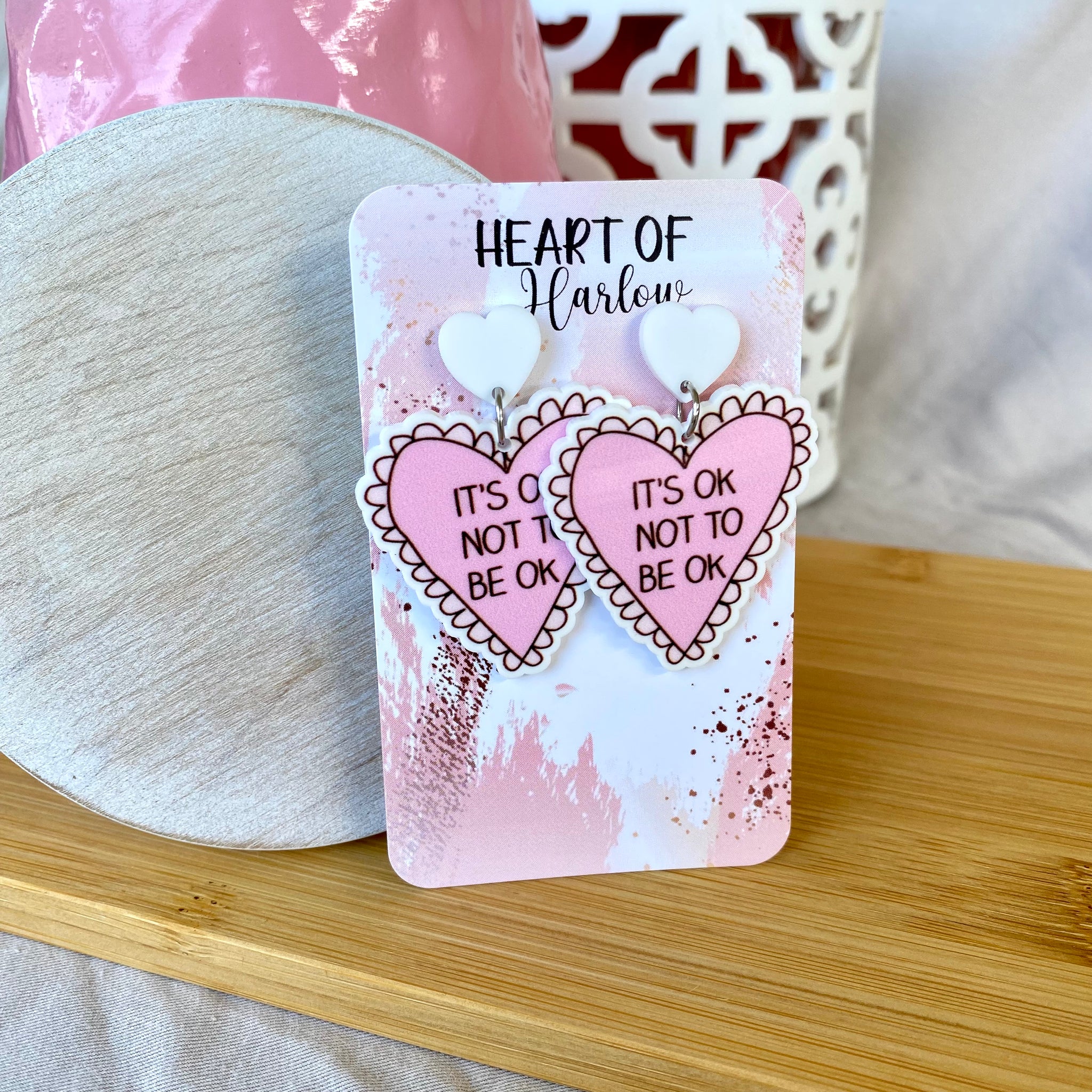 It’s Ok Dangle Earrings