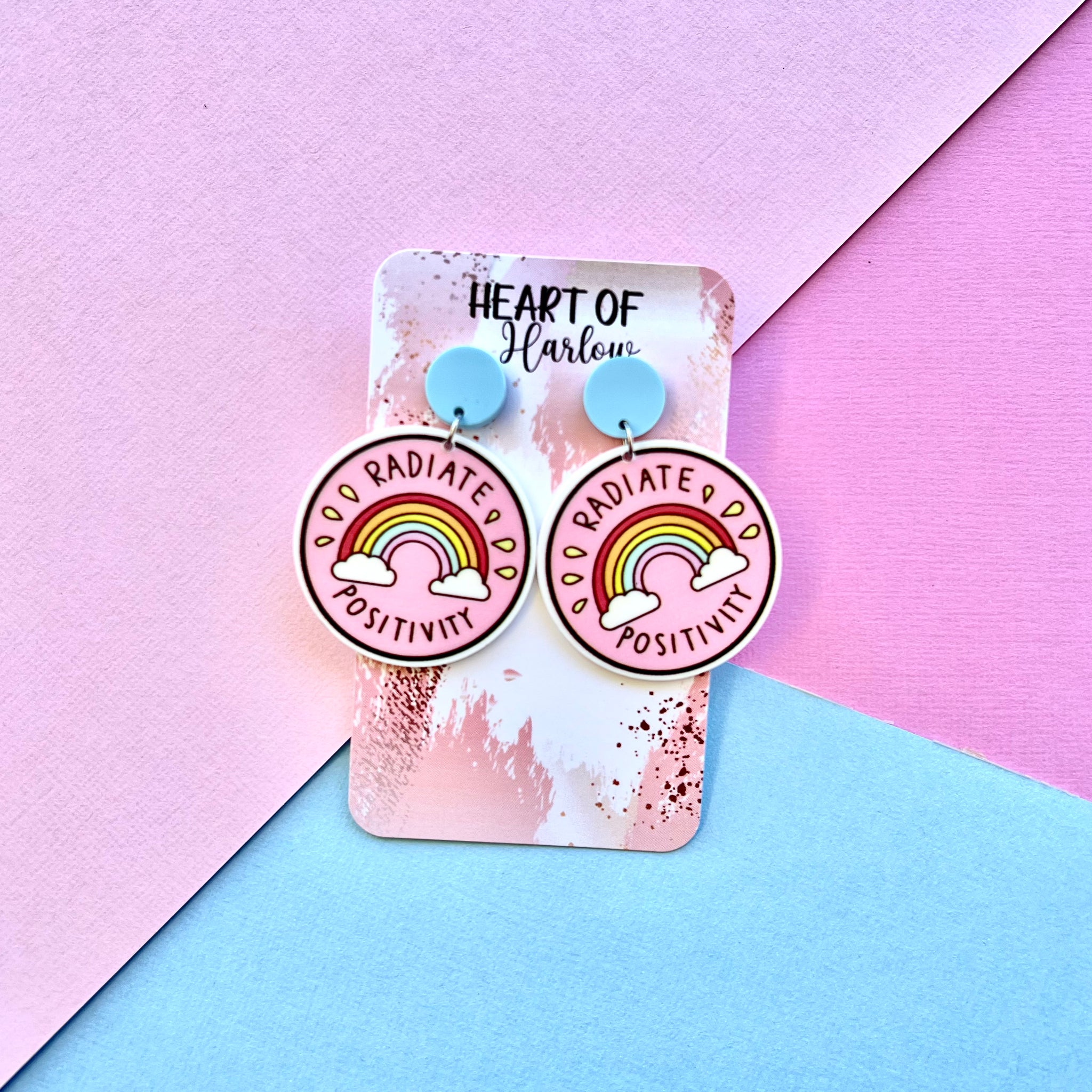 Radiate Positivity Dangle Earrings