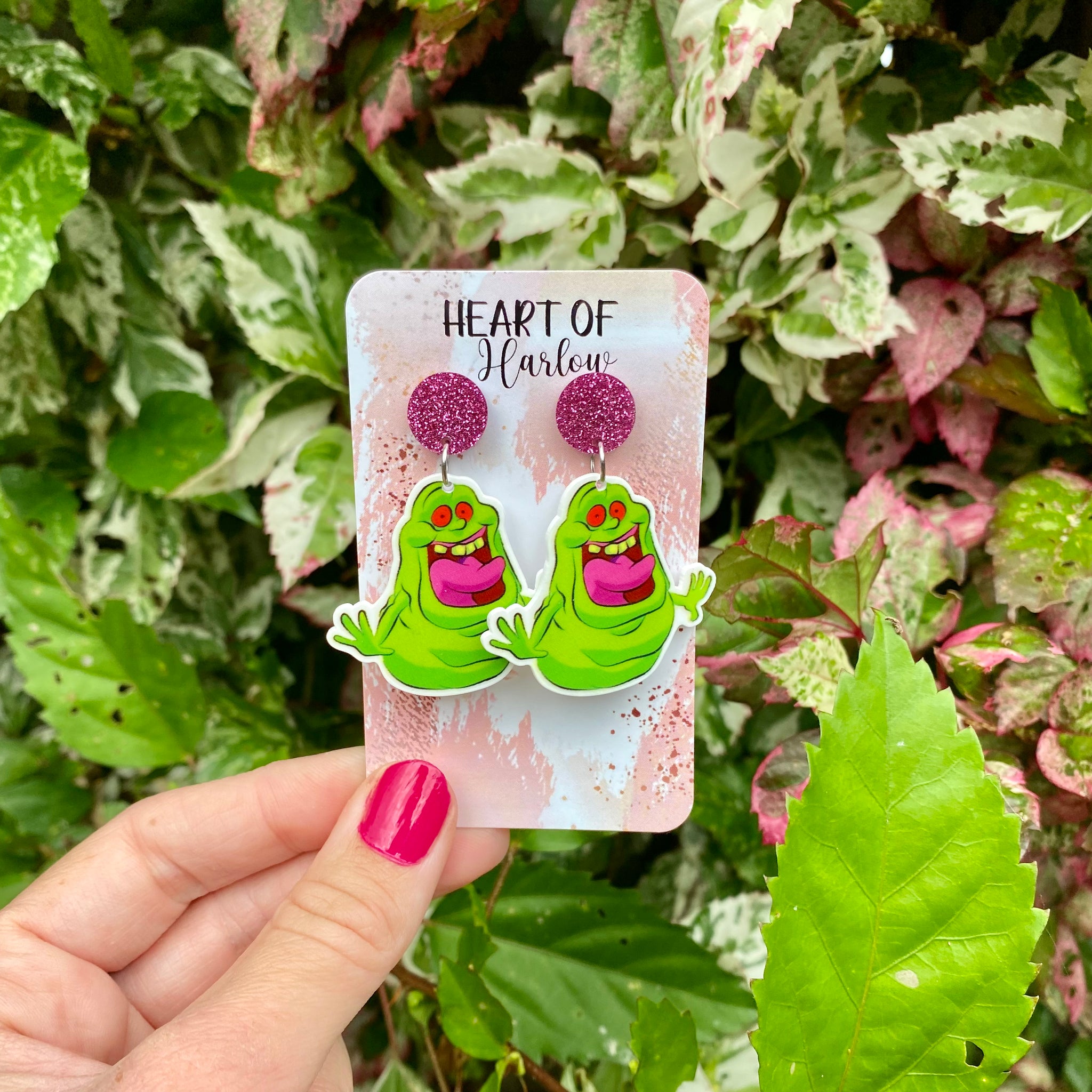 Ghost Busters Dangle Earrings