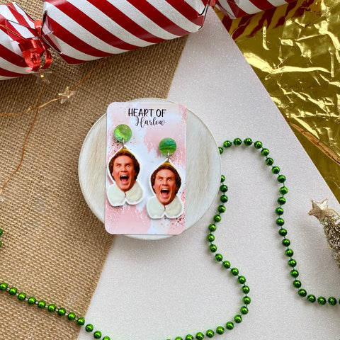 Buddy Face Dangle Earrings