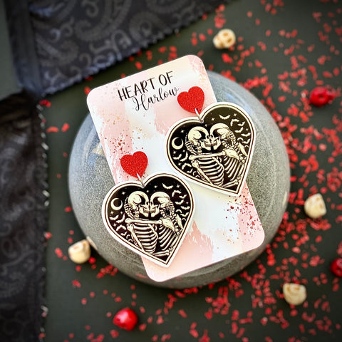 Till Death Do Us Part Dangle Earrings