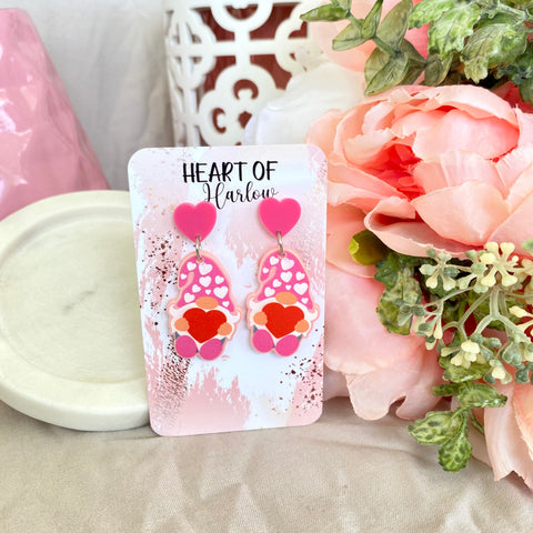 Love Gnome Dangle Earrings