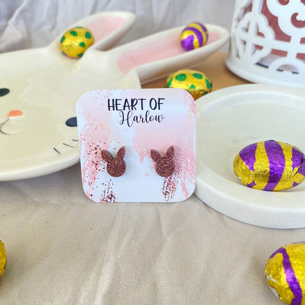 Easter Bunny Head Studs