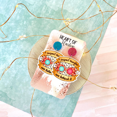 Luna Lovegood Glasses Dangle Earrings