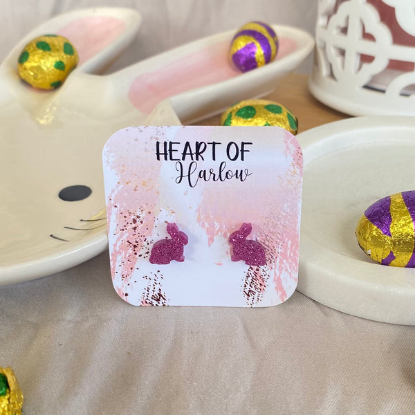 Easter Bunny Studs