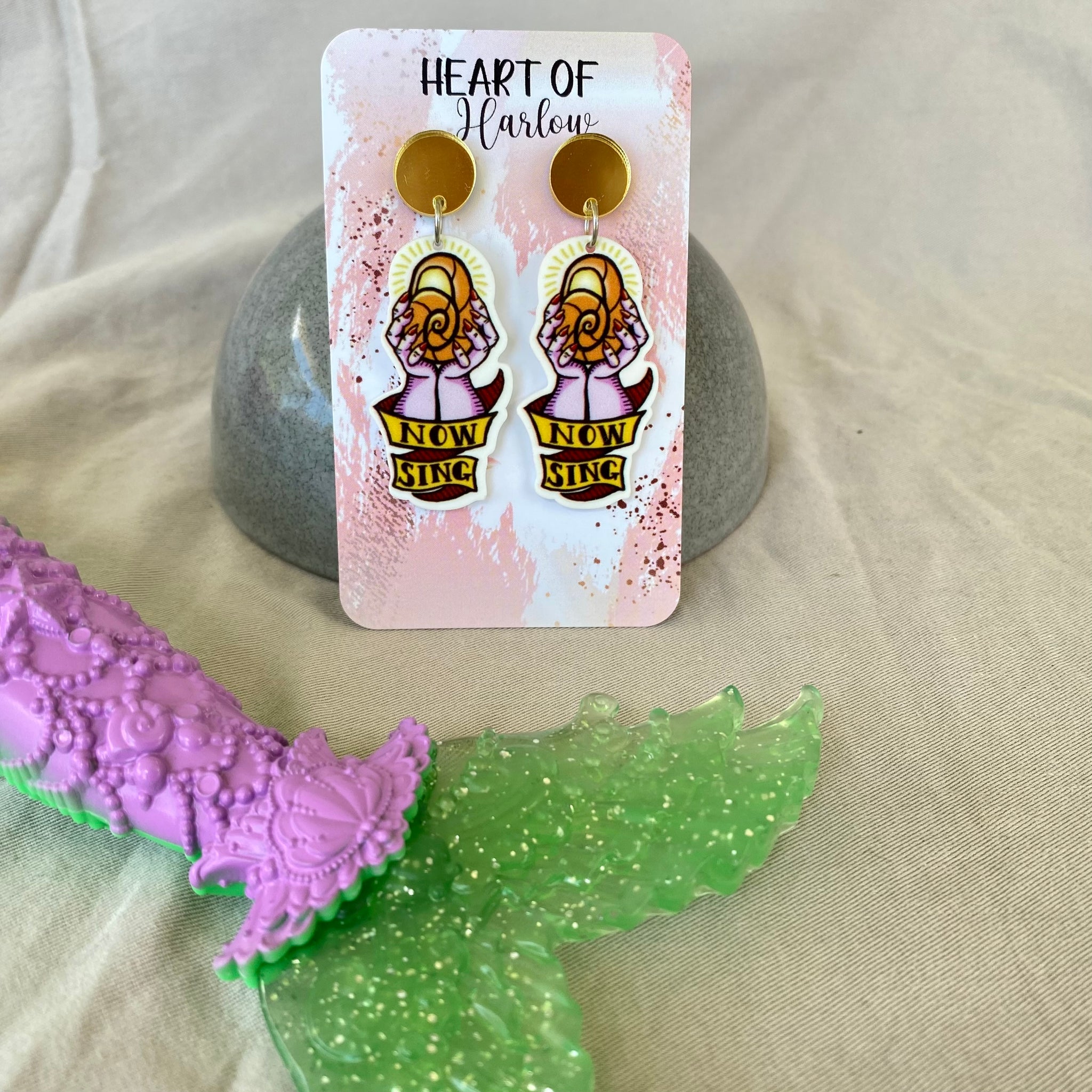 Ursula Now Sing Dangle Earrings