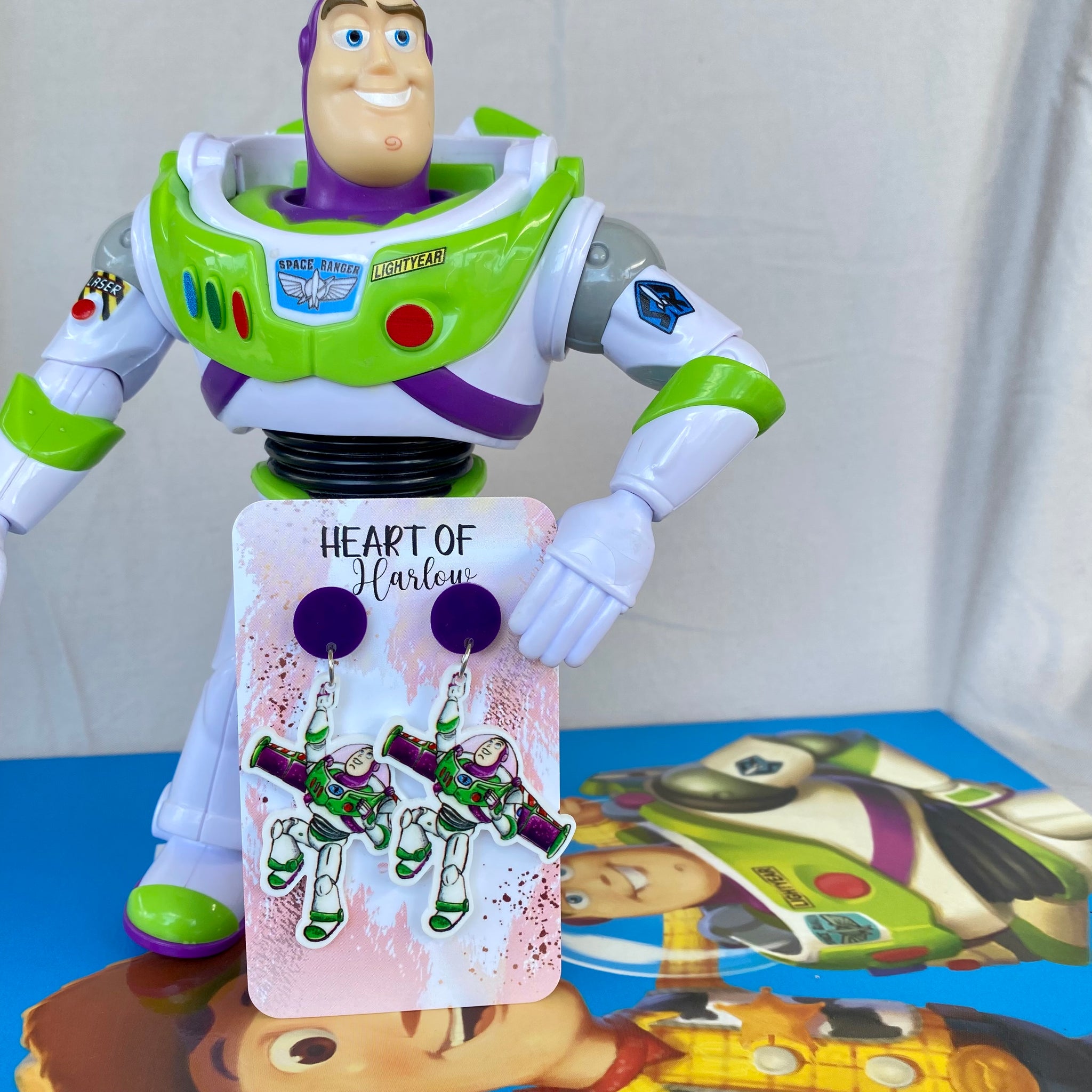 Space Ranger Version 1 Dangle Earrings