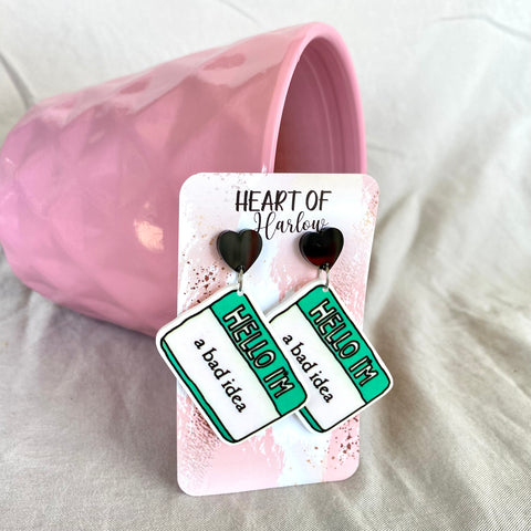 Bad Idea Dangle Earrings