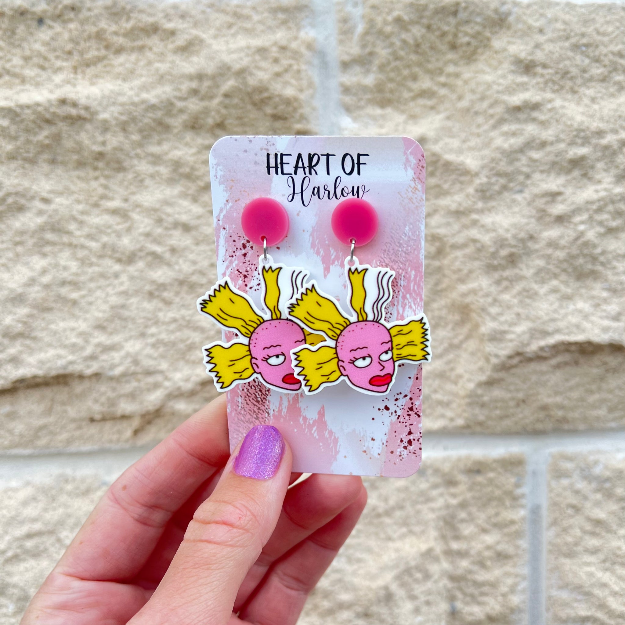 Cynthia Head Dangle Earrings