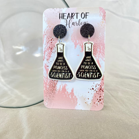 Who Wants to be a Princess Dangle Earrings