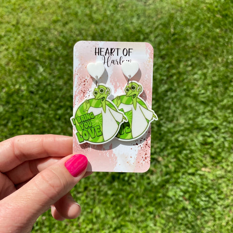 I Bring You Love Dangle Earrings