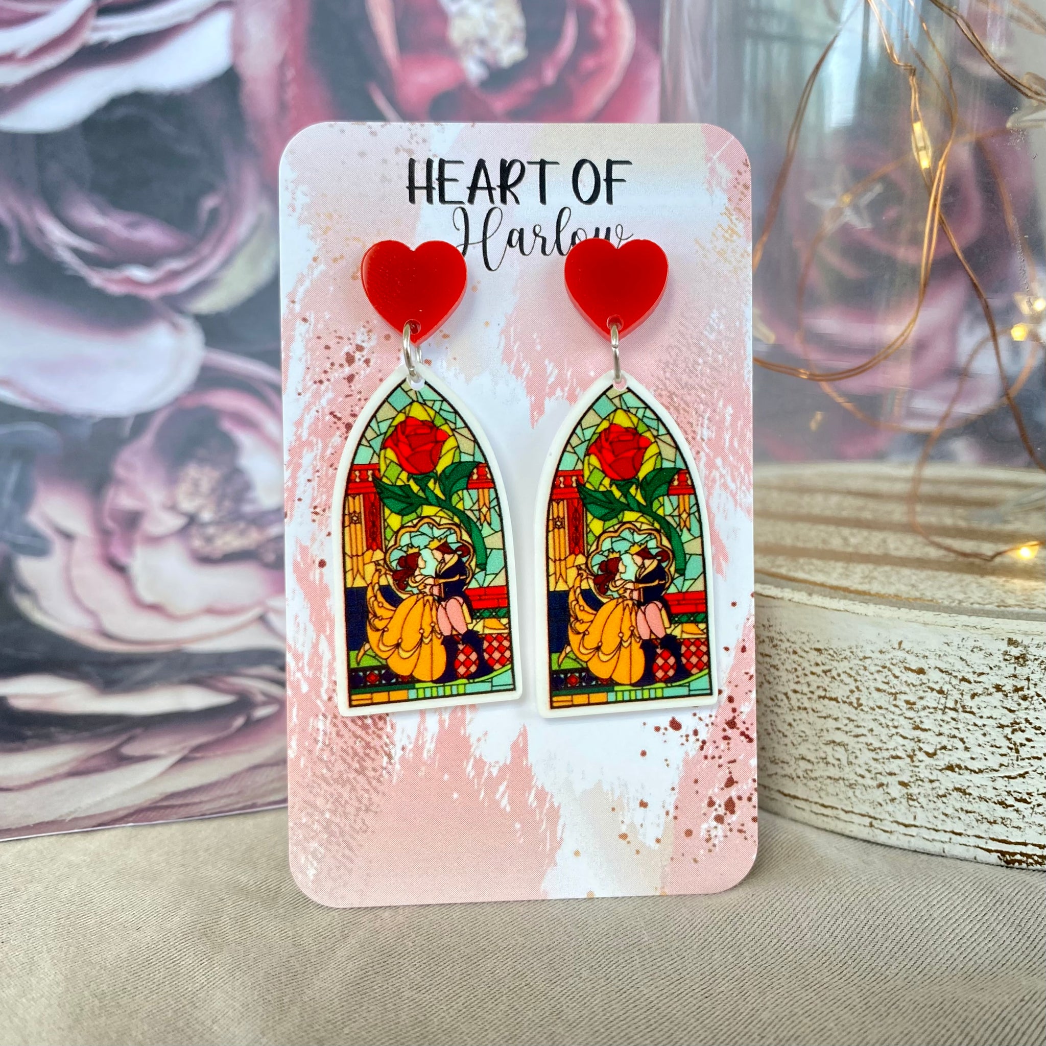 Tale as Old as Time Dangle Earrings