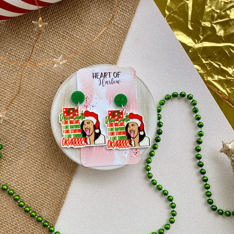 Okuuuuuur Christmas Dangle Earrings