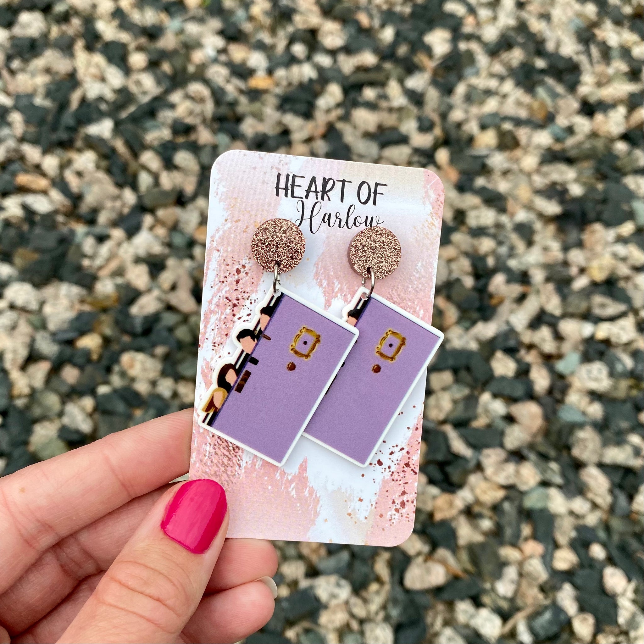 Friends Door Dangle Earrings
