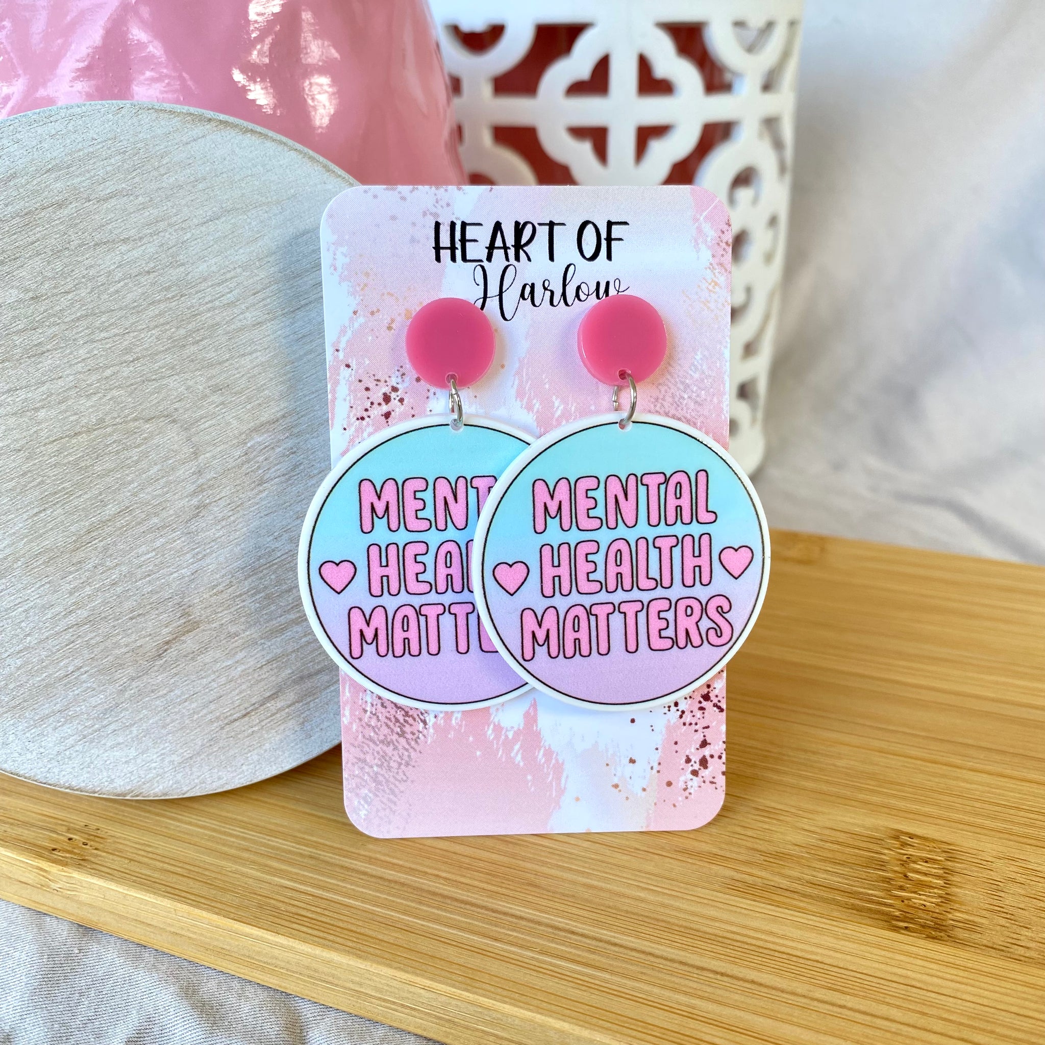 Mental Health Matters Dangle Earrings