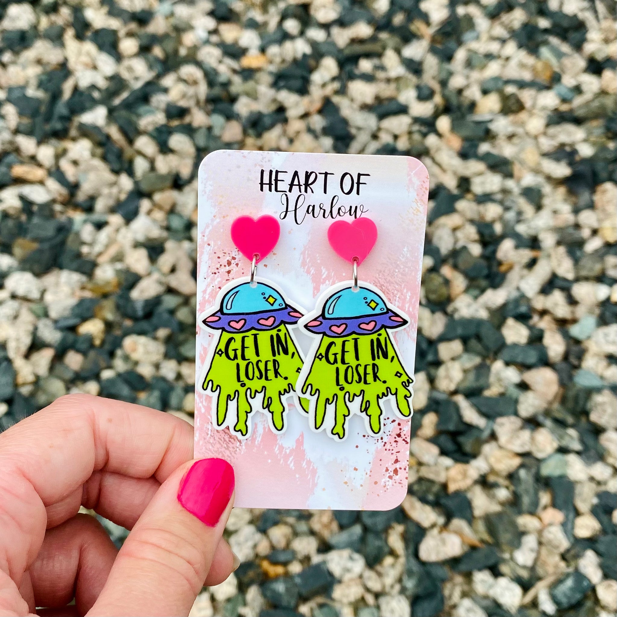 Get in Loser Dangle Earrings