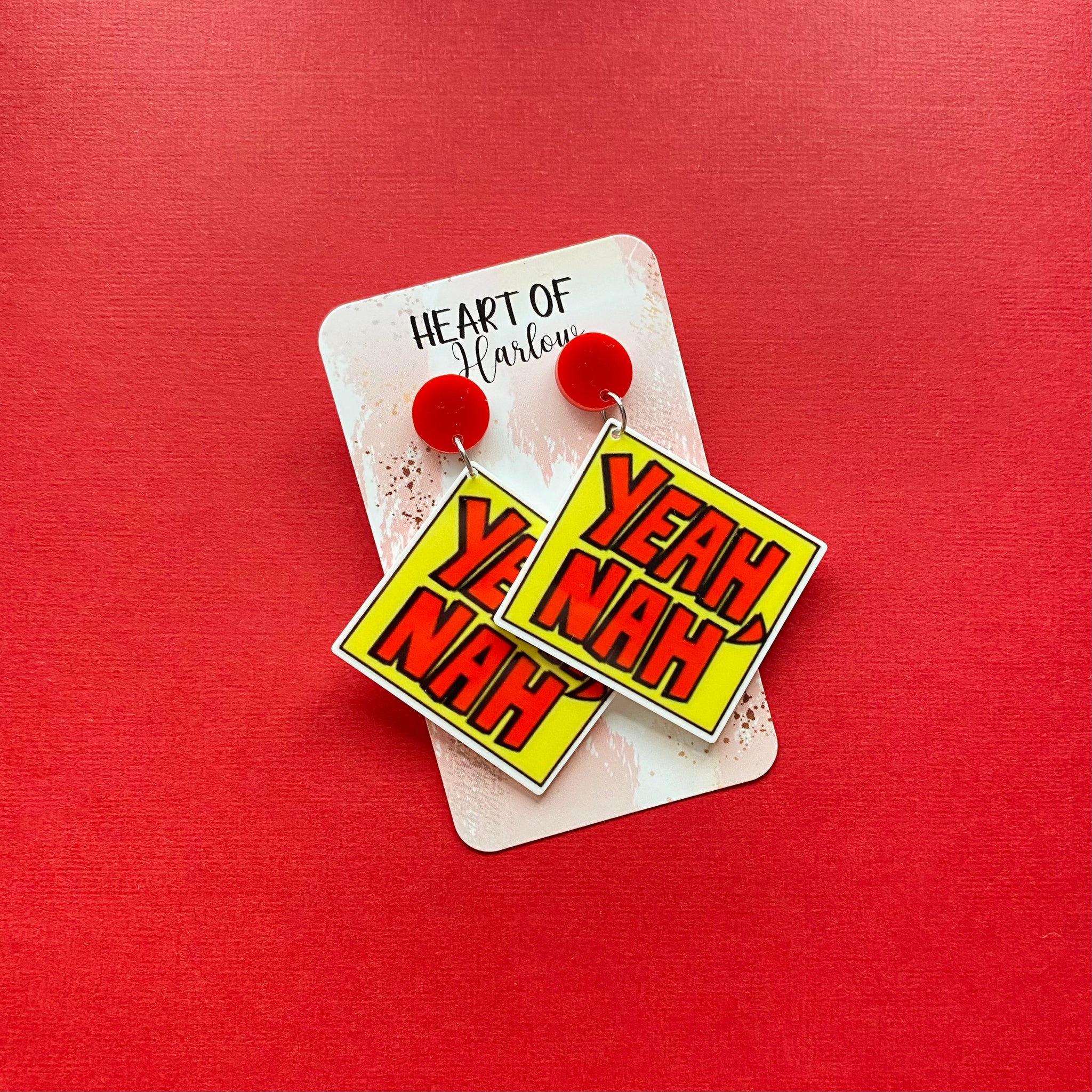 Yeah, Nah Dangle Earrings