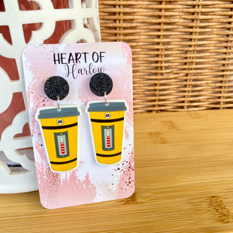 Monsters, Inc. Scream Canister Dangle Earrings