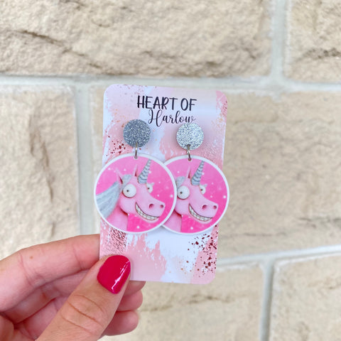 Thelma The Unicorn Dangle Earrings
