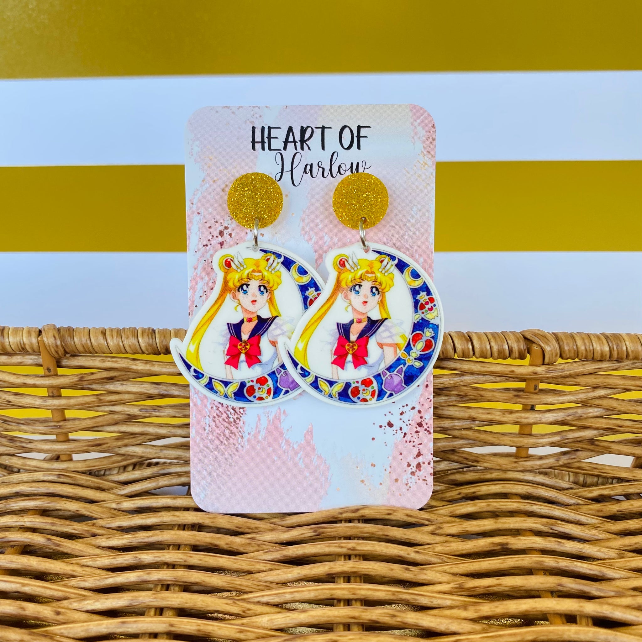 Sailor Moon Dangle Earrings