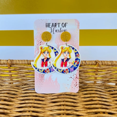 Sailor Moon Dangle Earrings