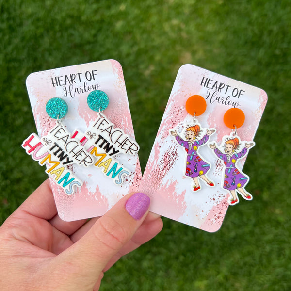 Ms. Frizzle Dangle Earrings
