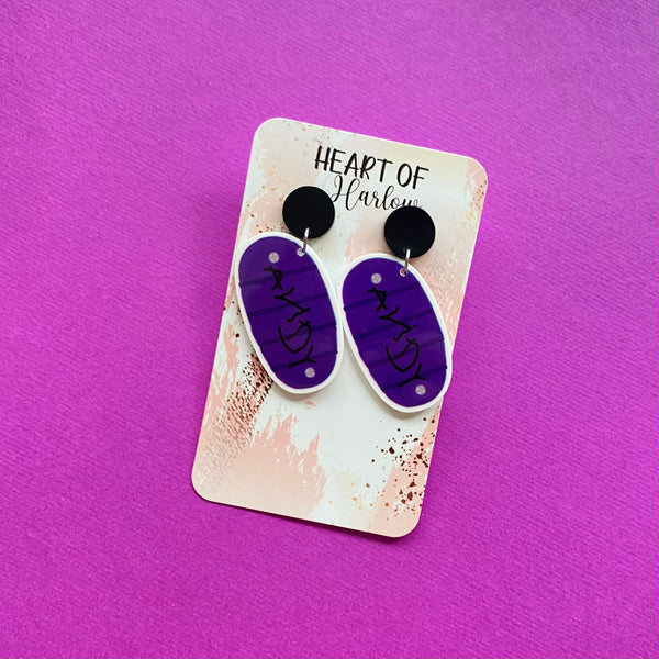 Andy Foot Dangle Earrings