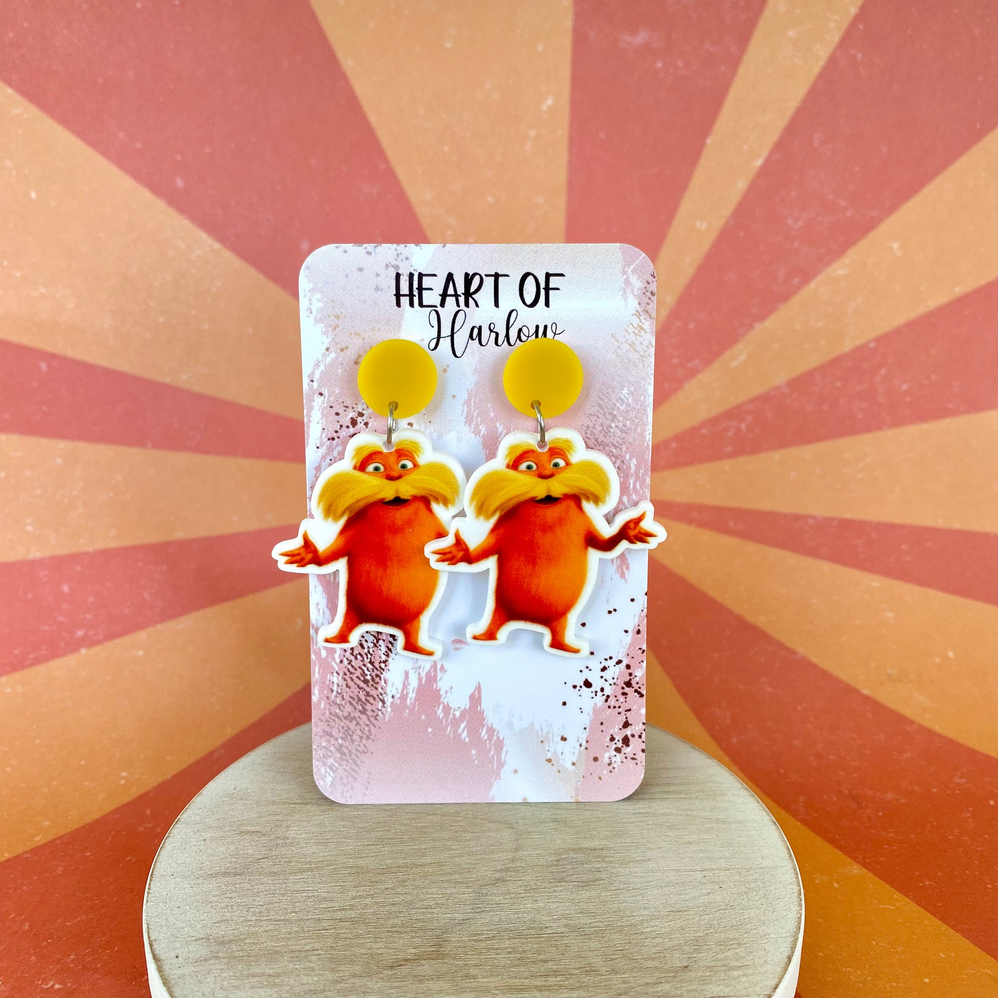 The Lorax Dangle Earrings