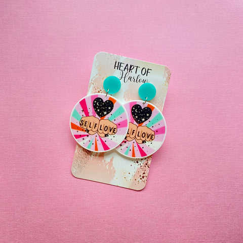 Self Love Dangle Earrings