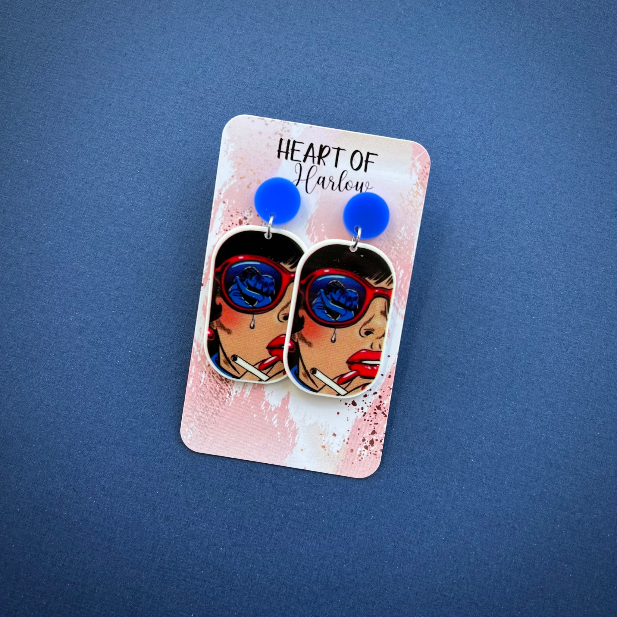 Envious Lover Comic Dangle Earrings