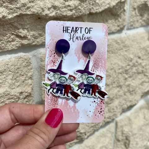 Three of a Kind Dangle Earrings