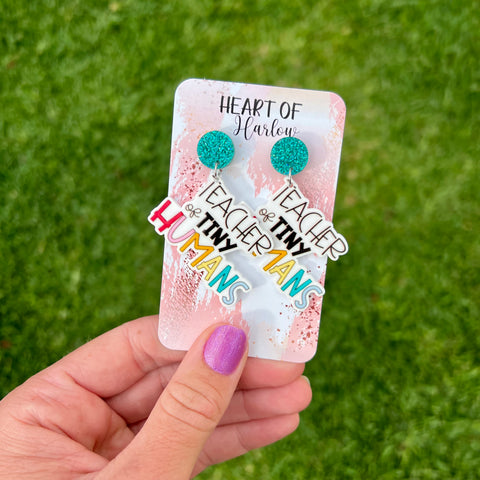 Teacher of Tiny Humans Dangle Earrings