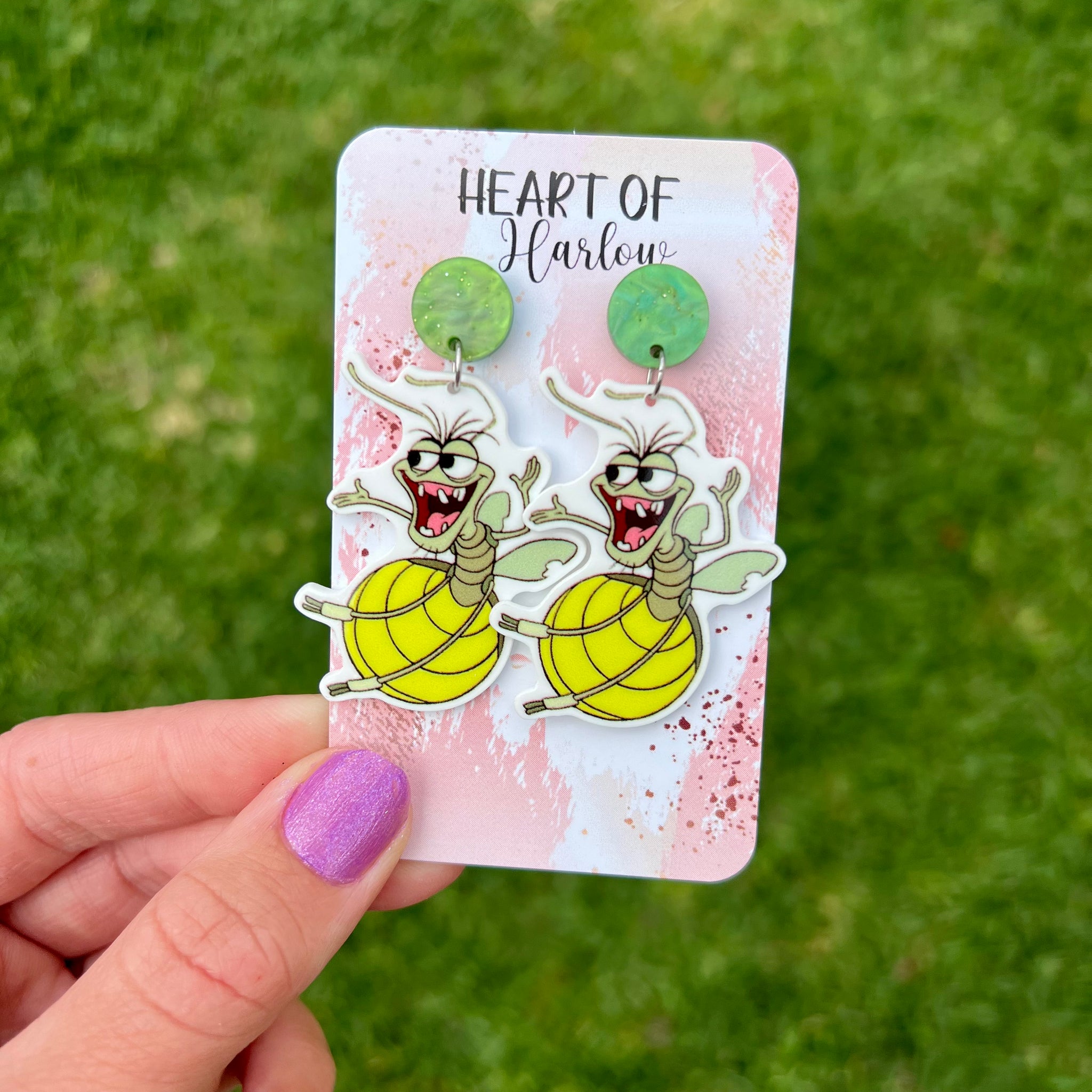 Firefly Ray Dangle Earrings