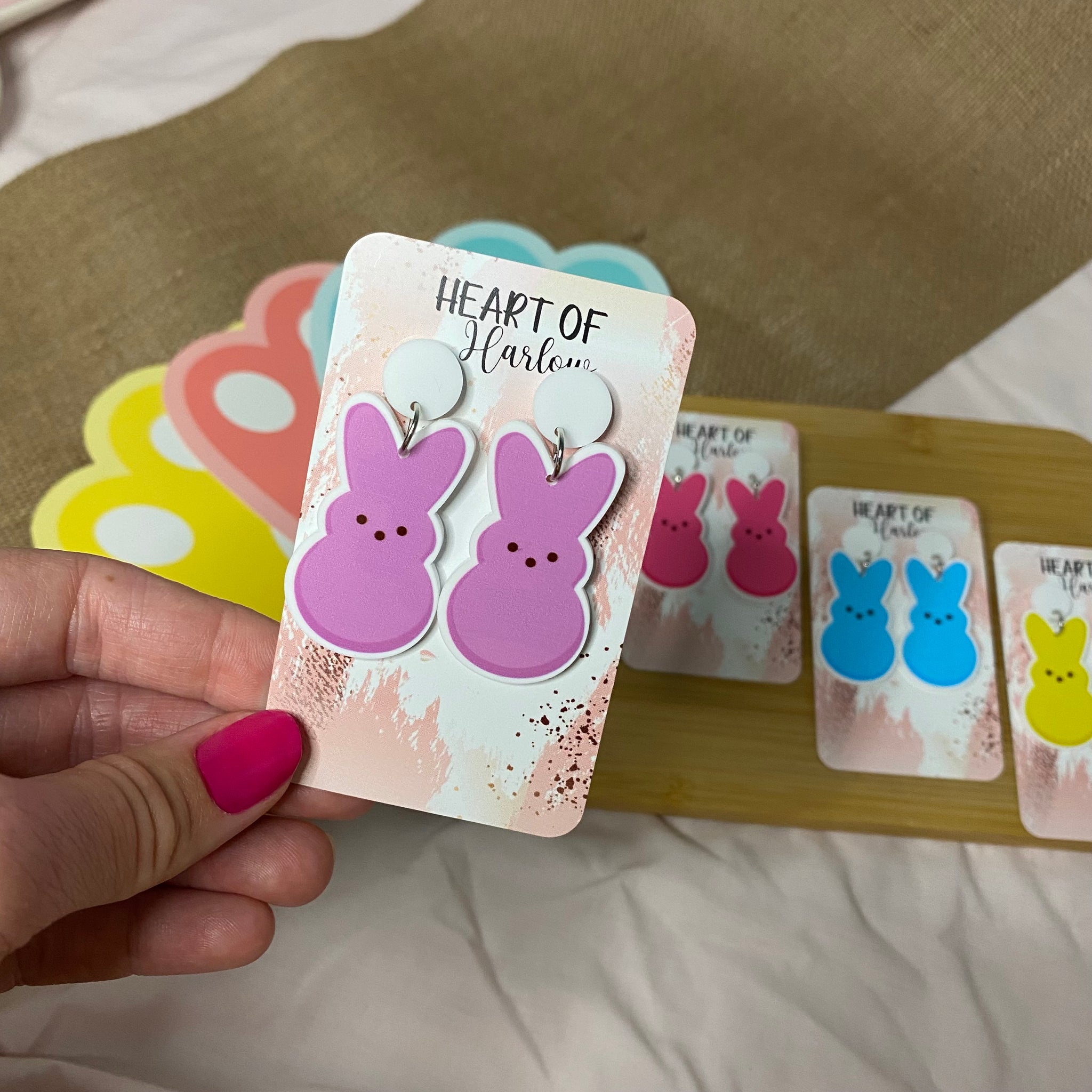 Peeps Dangle Earrings