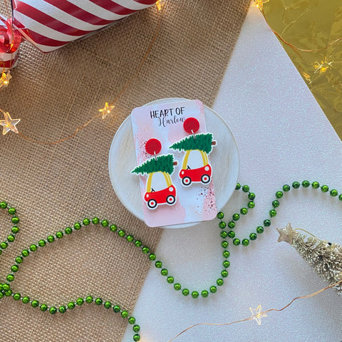 Little Tikes Christmas Dangle Earrings