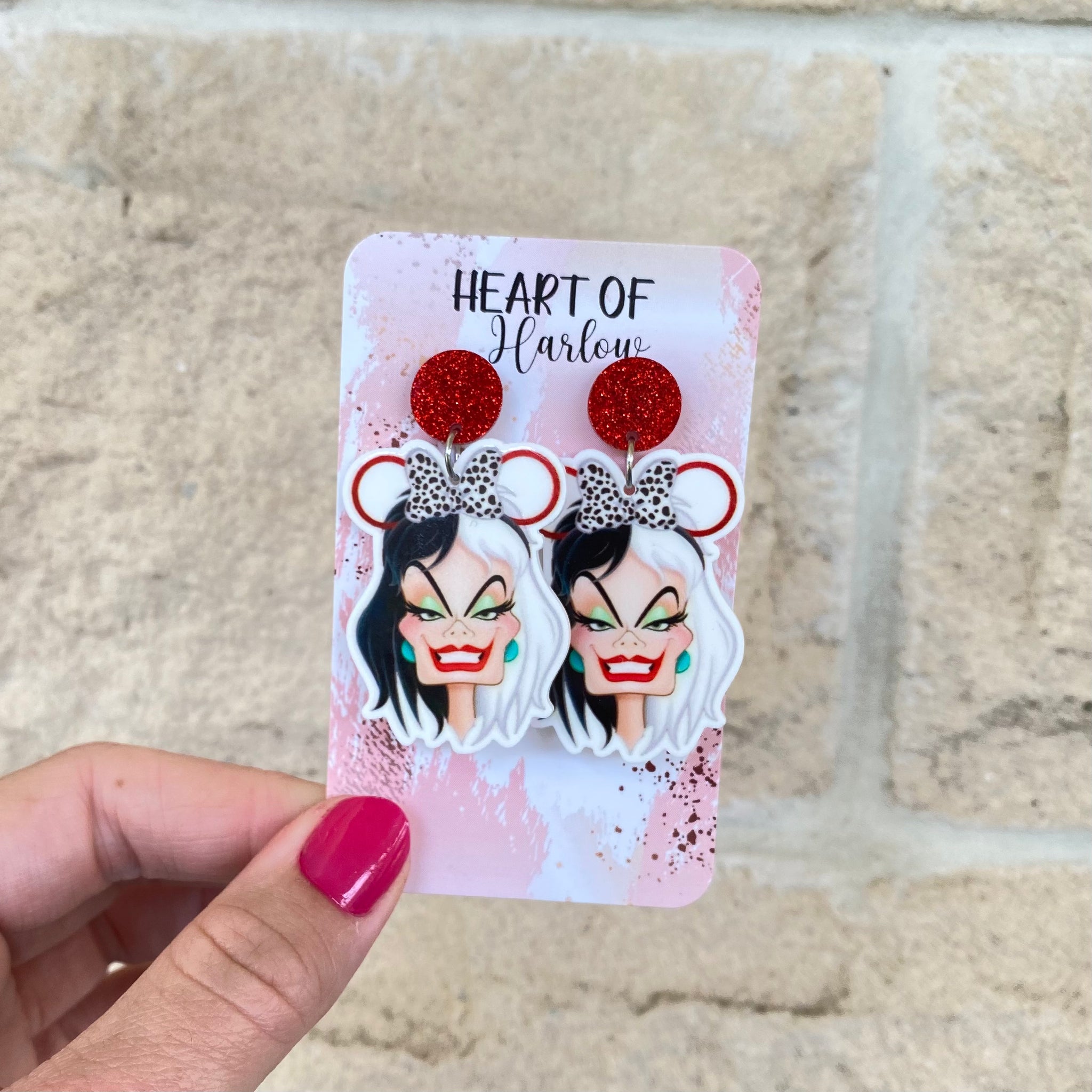 Cruella de Vil Dangle Earrings