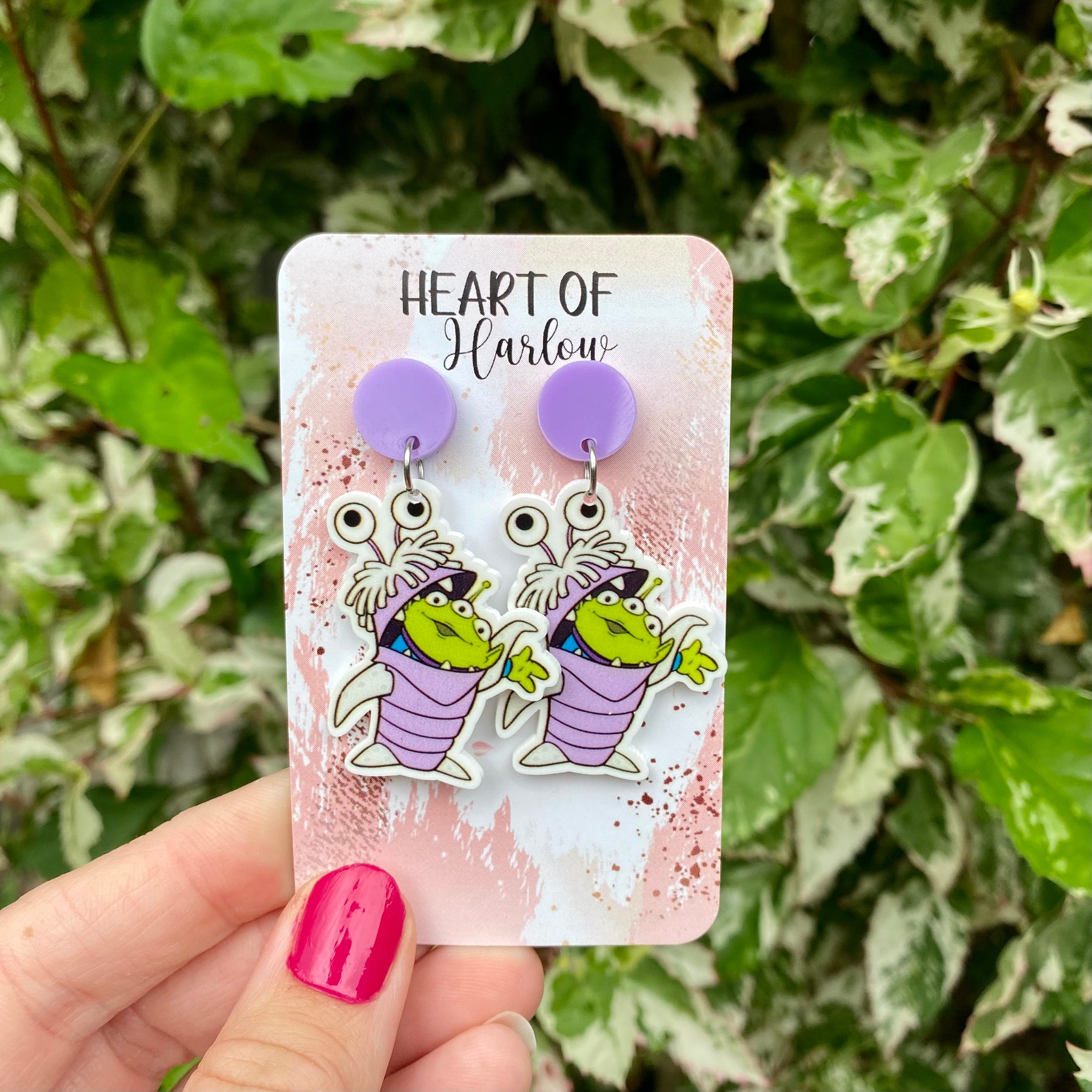 Boo Alien Dangle Earrings