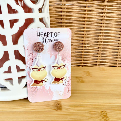 Monsters, Inc. Roz Dangle Earrings