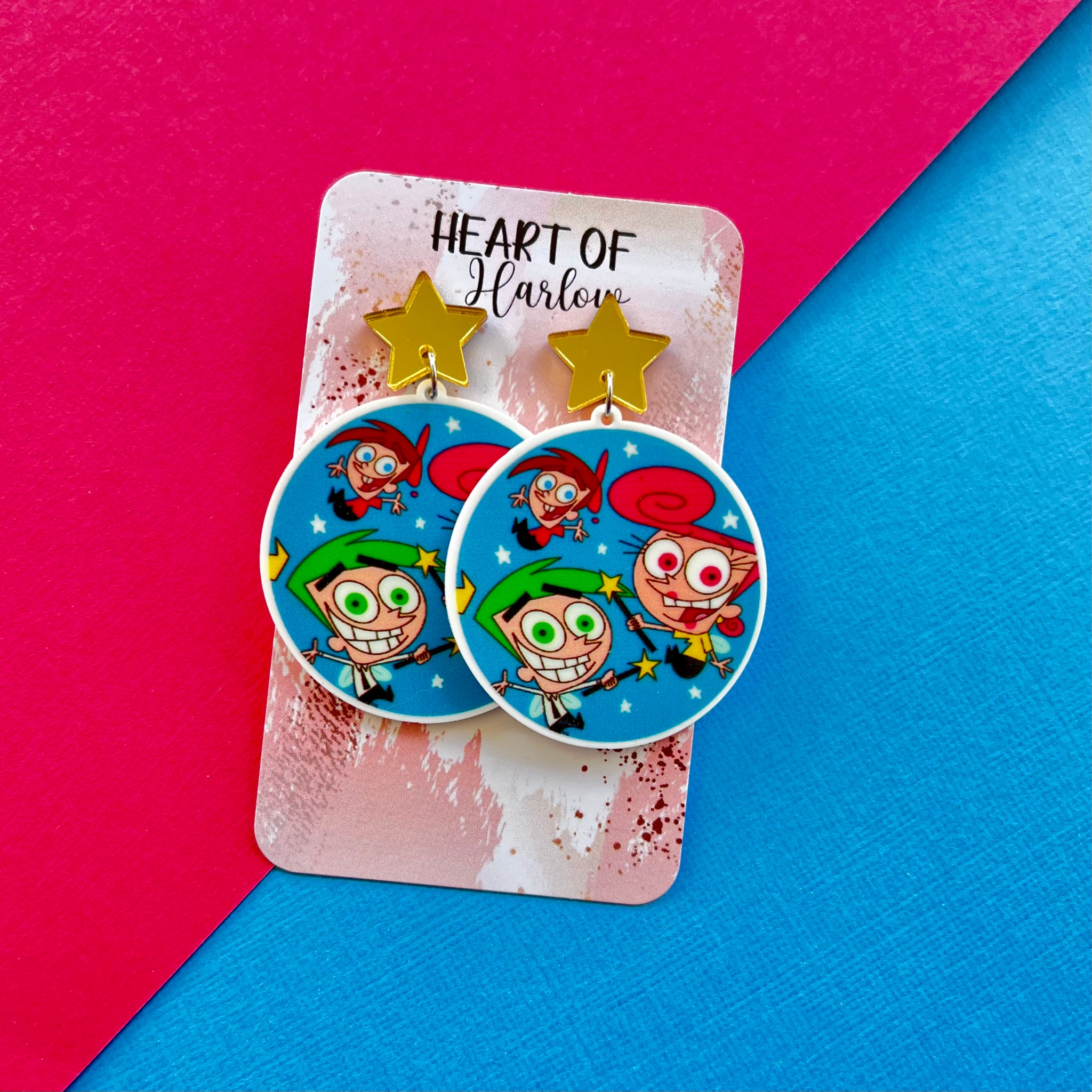 Fairly Odd Parents Dangle Earrings