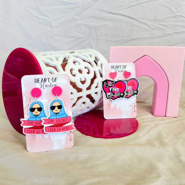 She Doesn’t Even Go Here Dangle Earrings