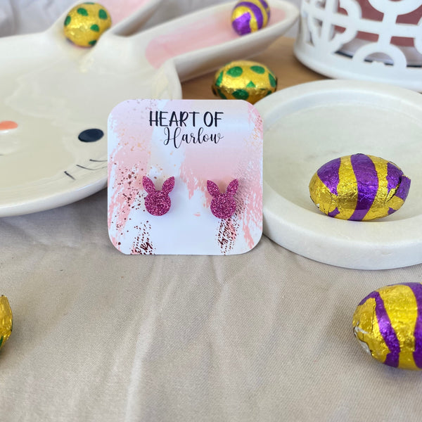Easter Bunny Head Studs