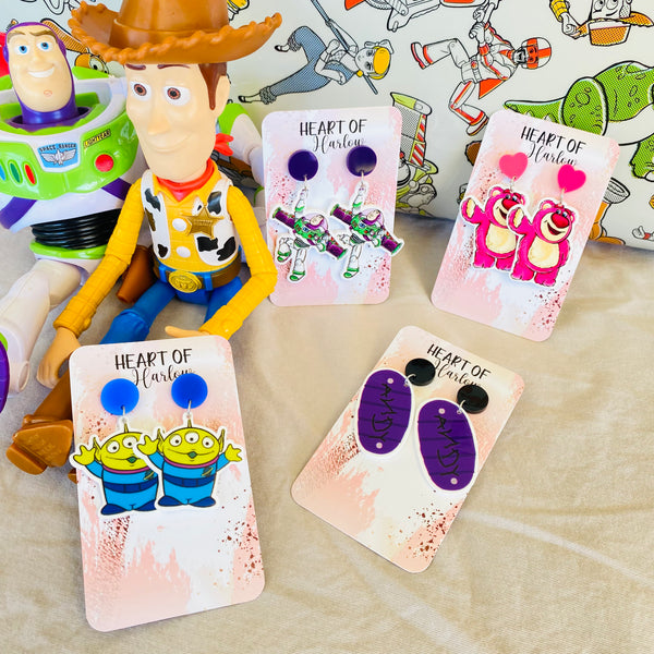 Andy Foot Dangle Earrings