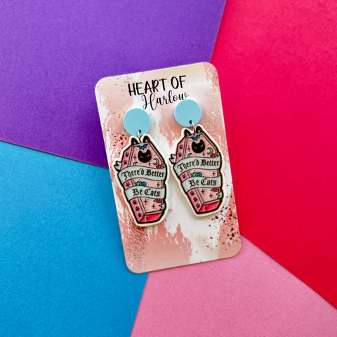 Better Be Cats Dangle Earrings