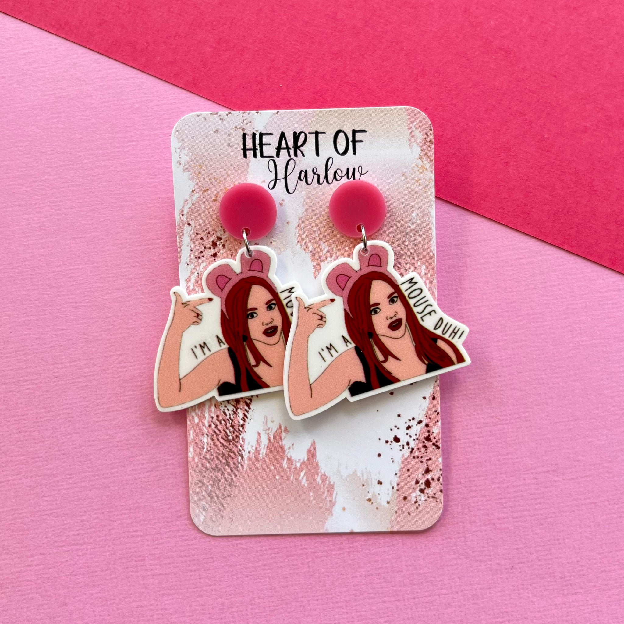 I’m a Mouse Duh Dangle Earrings