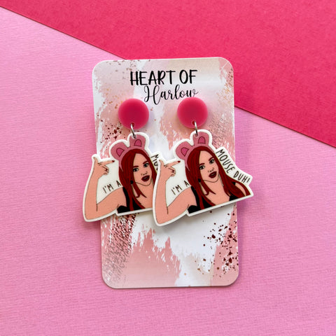 I’m a Mouse Duh Dangle Earrings