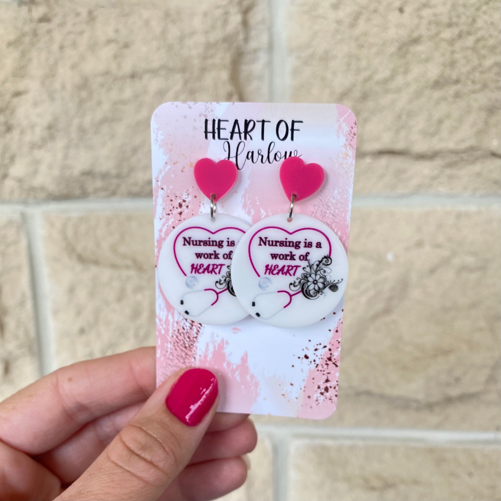 Work of Heart Dangle Earrings